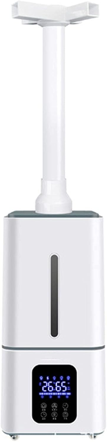 Umidificatore industriale YI07WE6S2818 - da pavimento con ruote - grande capacità - spruzzatore per tutta la casa-Nestgetmart