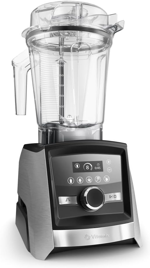 Vitamix Ascent 3500i Silver frullatore - argento 2 L - autopulizia - formato 26,5 x 20 x 44 cm-Nestgetmart