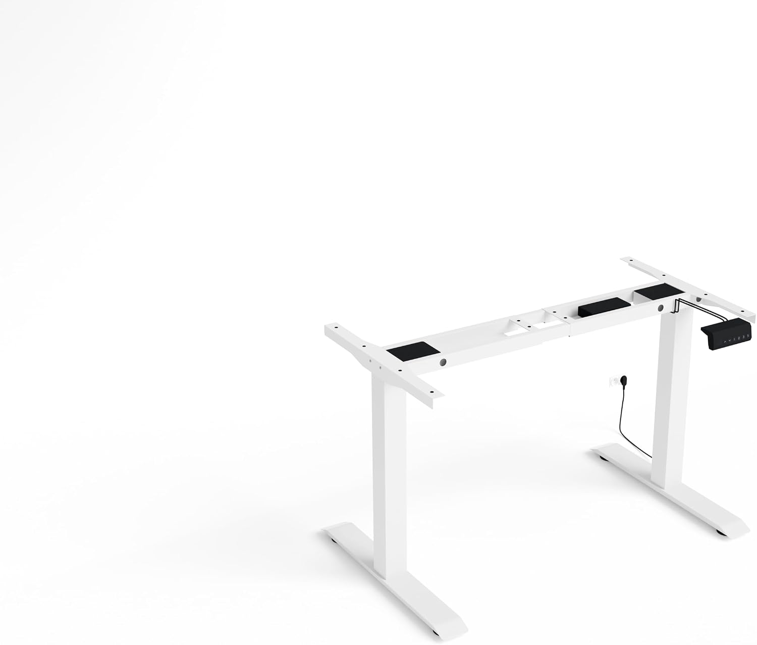 Homlando RXD2 Supporto scrivania elettrico - bianco 4 motori - 170 x 68 x 120 cm - altezza regolabile-Nestgetmart