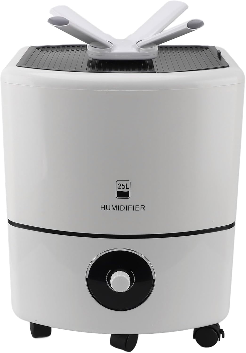 Fockety Umidificatore commerciale 25 L - 3000 ml h - ugello flessibile - 160 W per grandi ambienti-Nestgetmart
