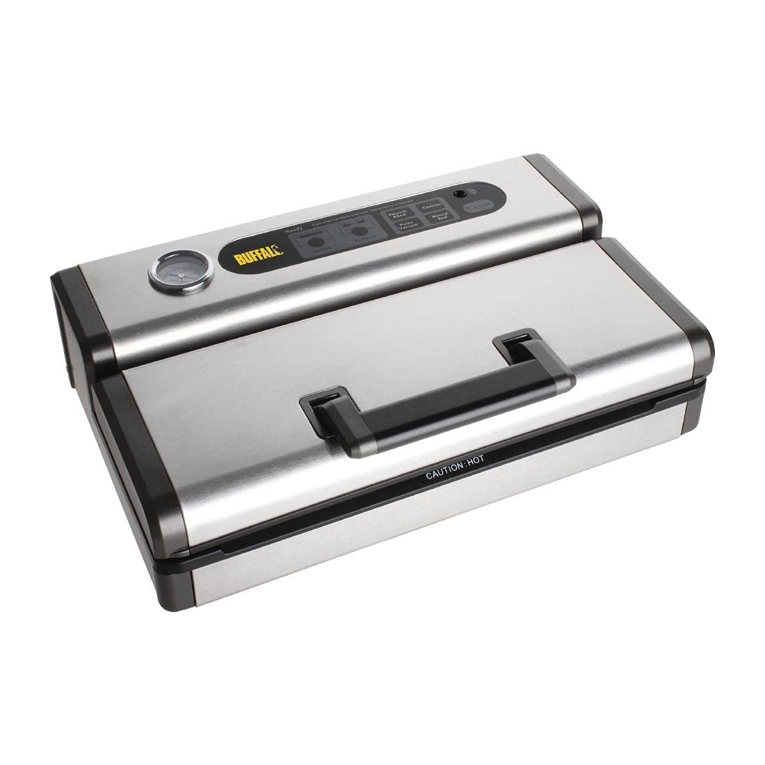 Macchina sottovuoto Buffalo CN514 - acciaio inox - barra 30 cm - confezionatrice alimentare argento-Nestgetmart