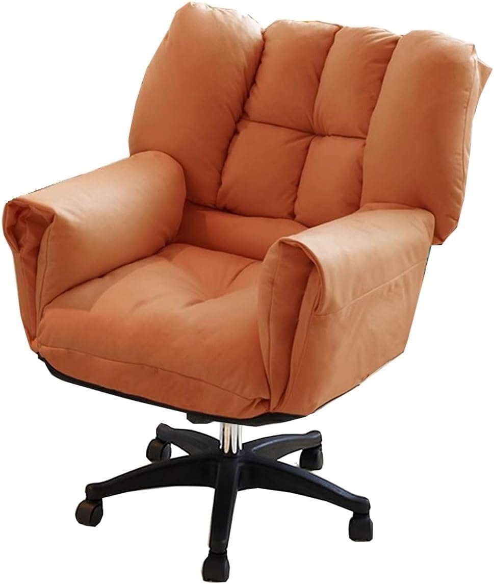 Sedia direzionale Orange - schienale alto imbottito - braccioli morbidi - reclinabile girevole taglia A-Nestgetmart