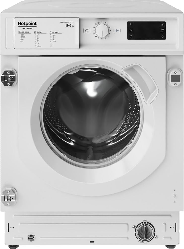 Hotpoint BI WDHG 861485 EU - Lavasciuga da incasso bianca - Capacità 10 kg - Vapore attivo e lana-Nestgetmart