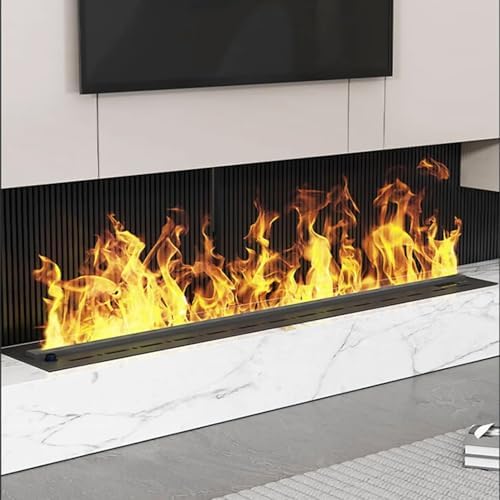 Umidificatore camino a vapore acqueo - LED fiamma 3D - controllo intelligente - ingresso uscita acqua-Nestgetmart