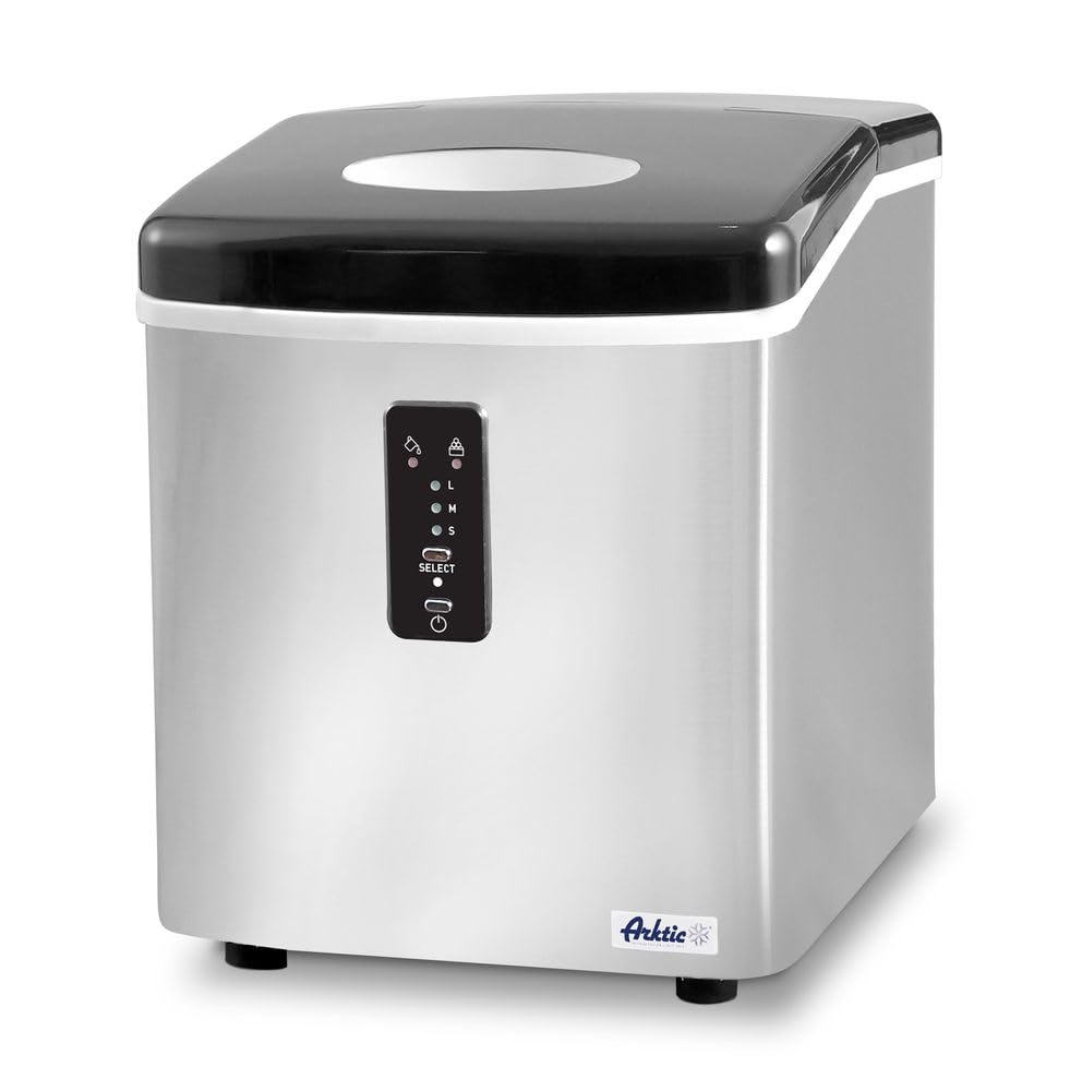 Macchina per cubetti di ghiaccio 12 kg - Fabbricatore Kitchen Line 12 - 120 W 230 V - HENDI 271568-Nestgetmart