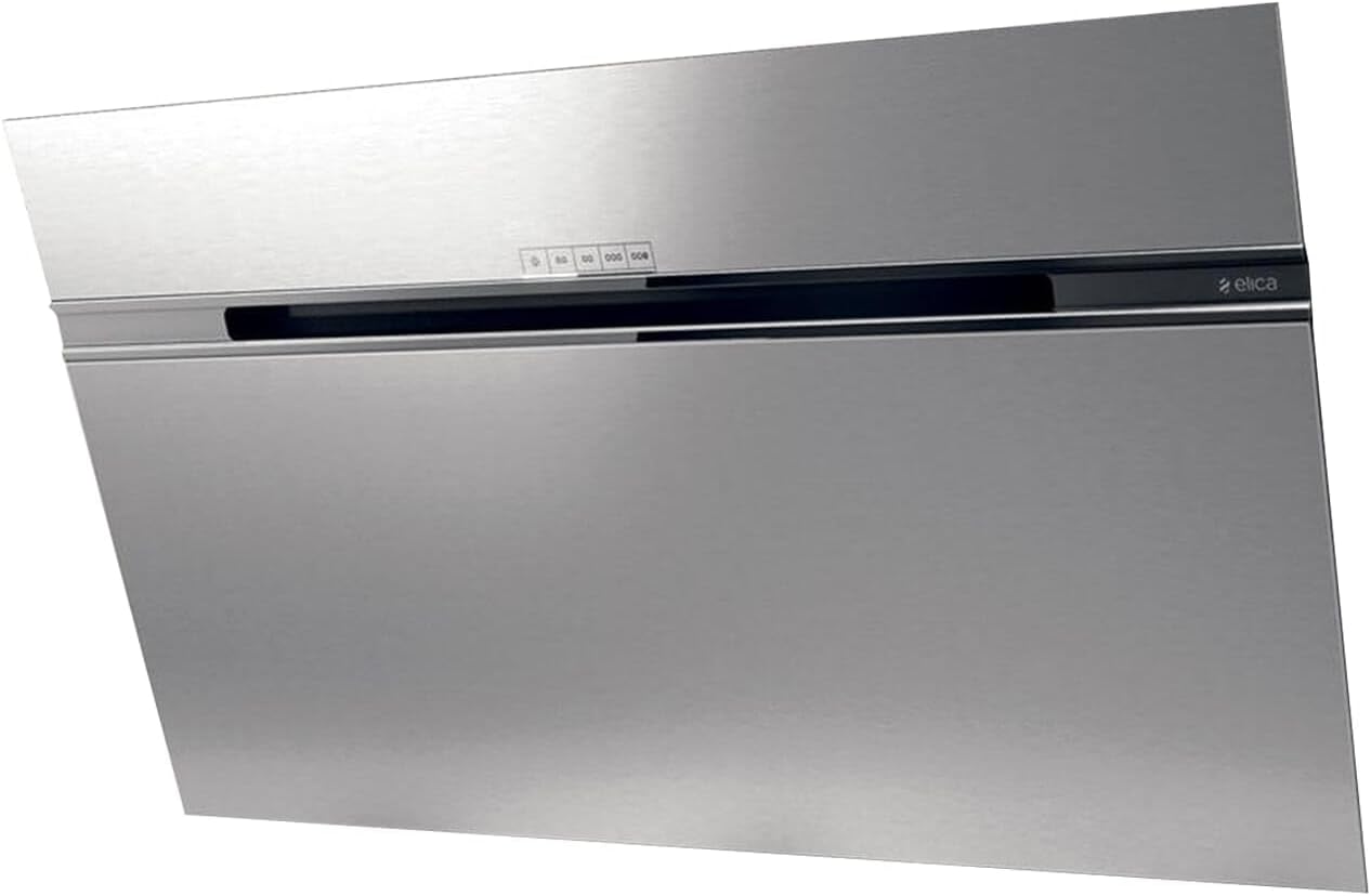 Elica Stripe IX A 90 - Cappa aspirante a parete acciaio inox - 757 metri cubi ora - Doppia aspirazione-Nestgetmart