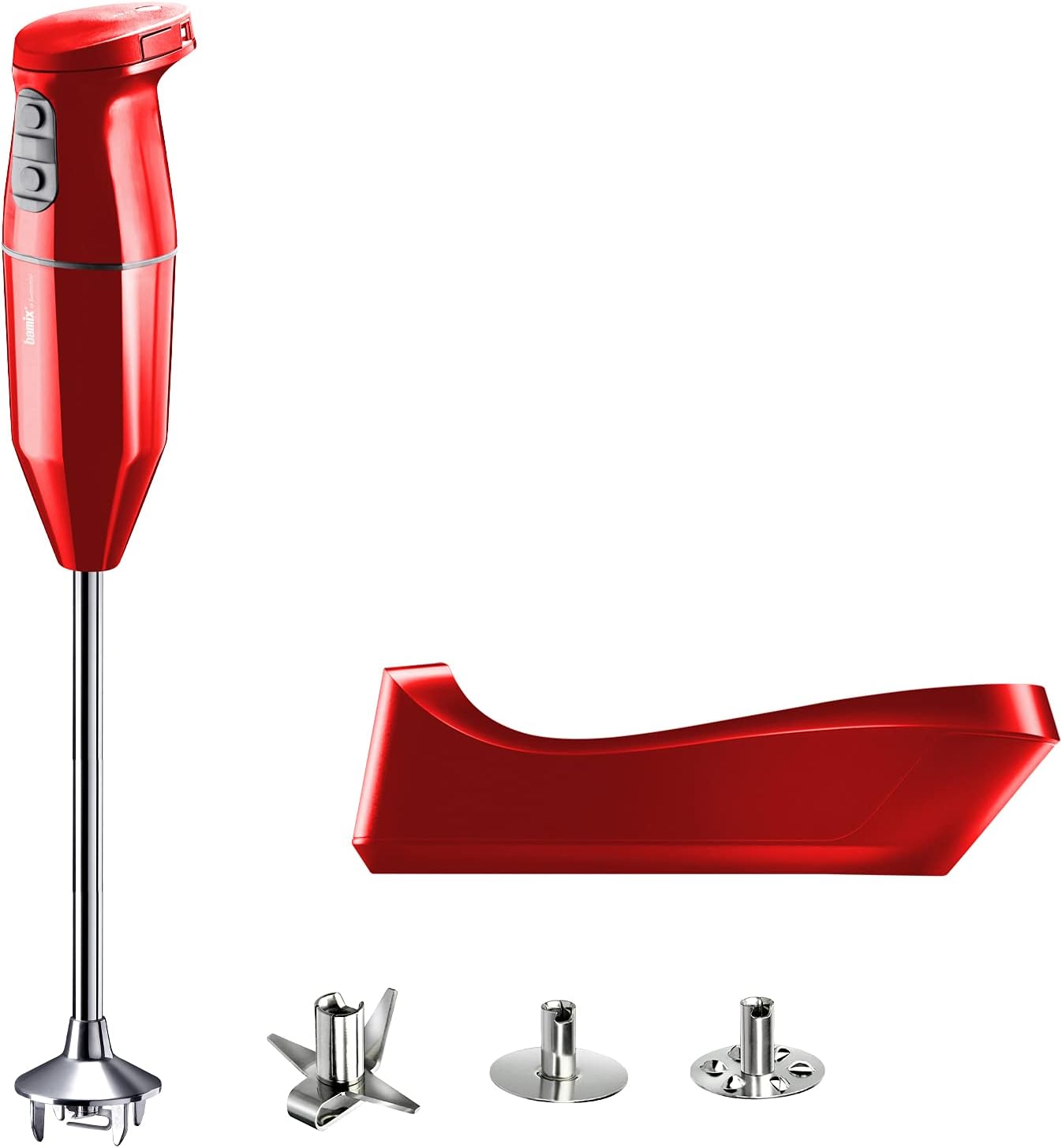 bamix PRO Cordless - Frullatore a immersione senza filo 250 W - 3 velocità - Base di ricarica e accessori-Nestgetmart