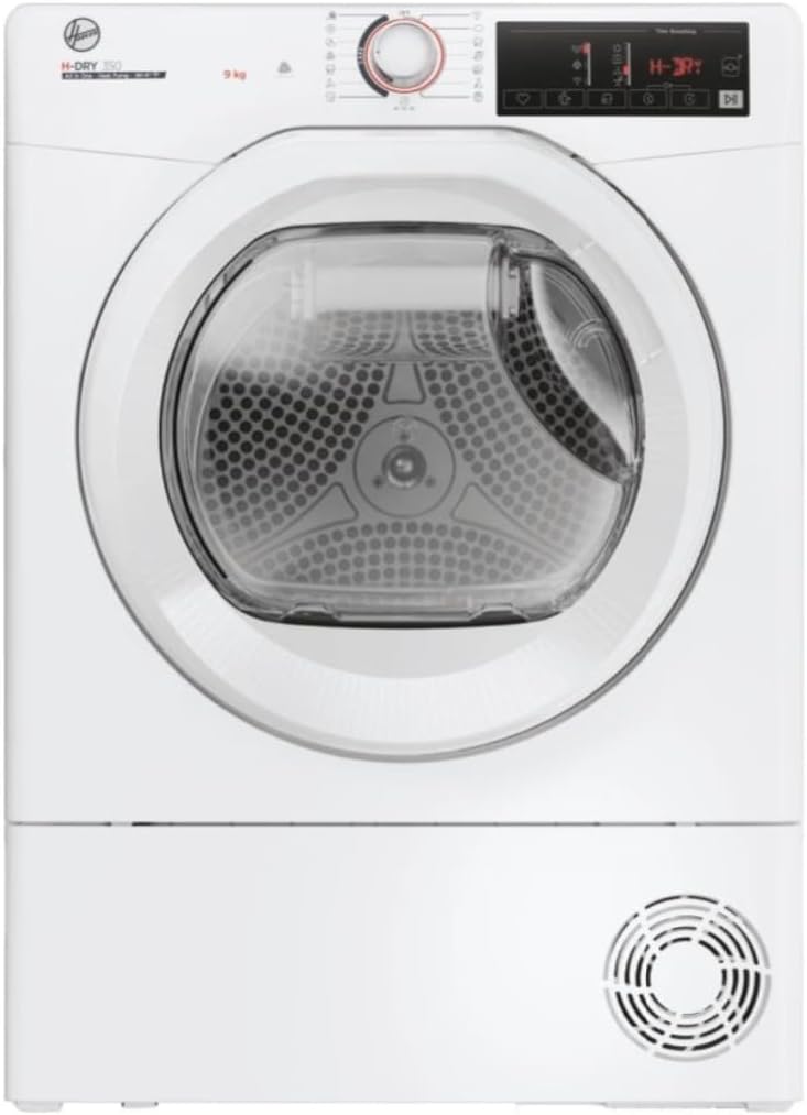 Hoover H DRY 350 HRE H9A2TE S asciugatrice - pompa di calore 9 kg - bianca - Woolmark-Nestgetmart
