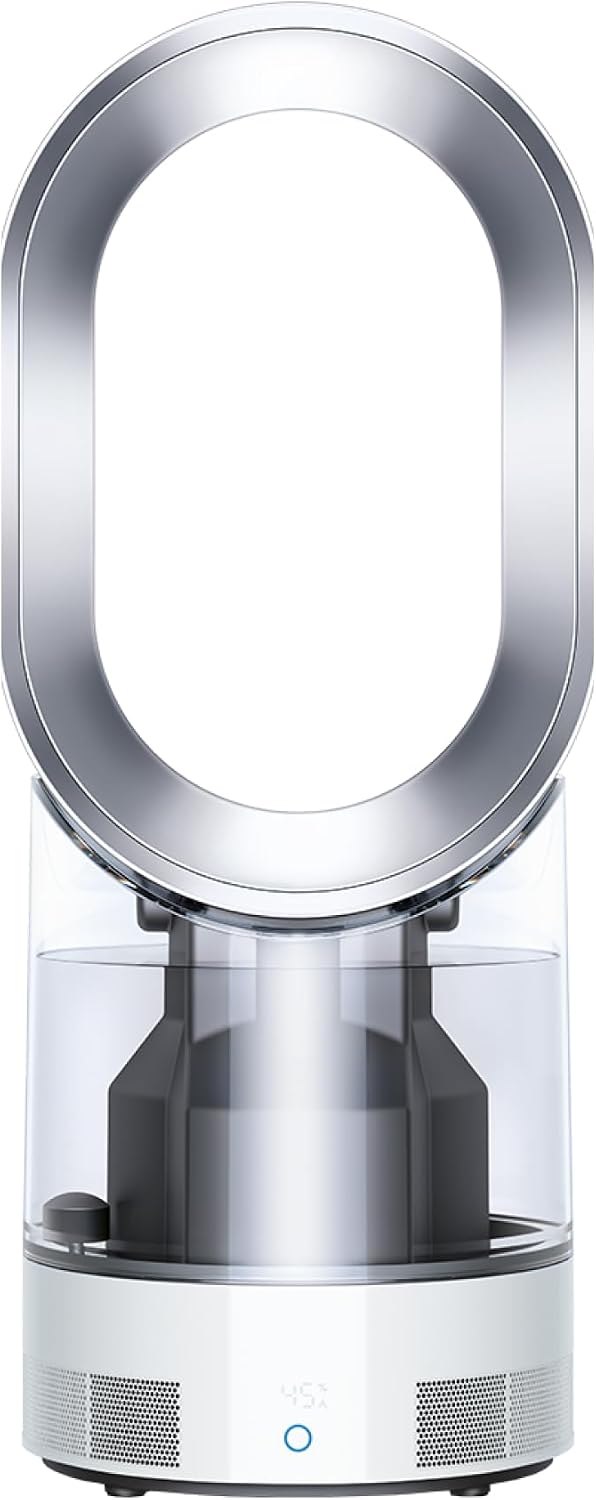 Dyson AM10 Umidificatore e ventilatore - bianco argento - umidificazione fredda - camera da letto-Nestgetmart