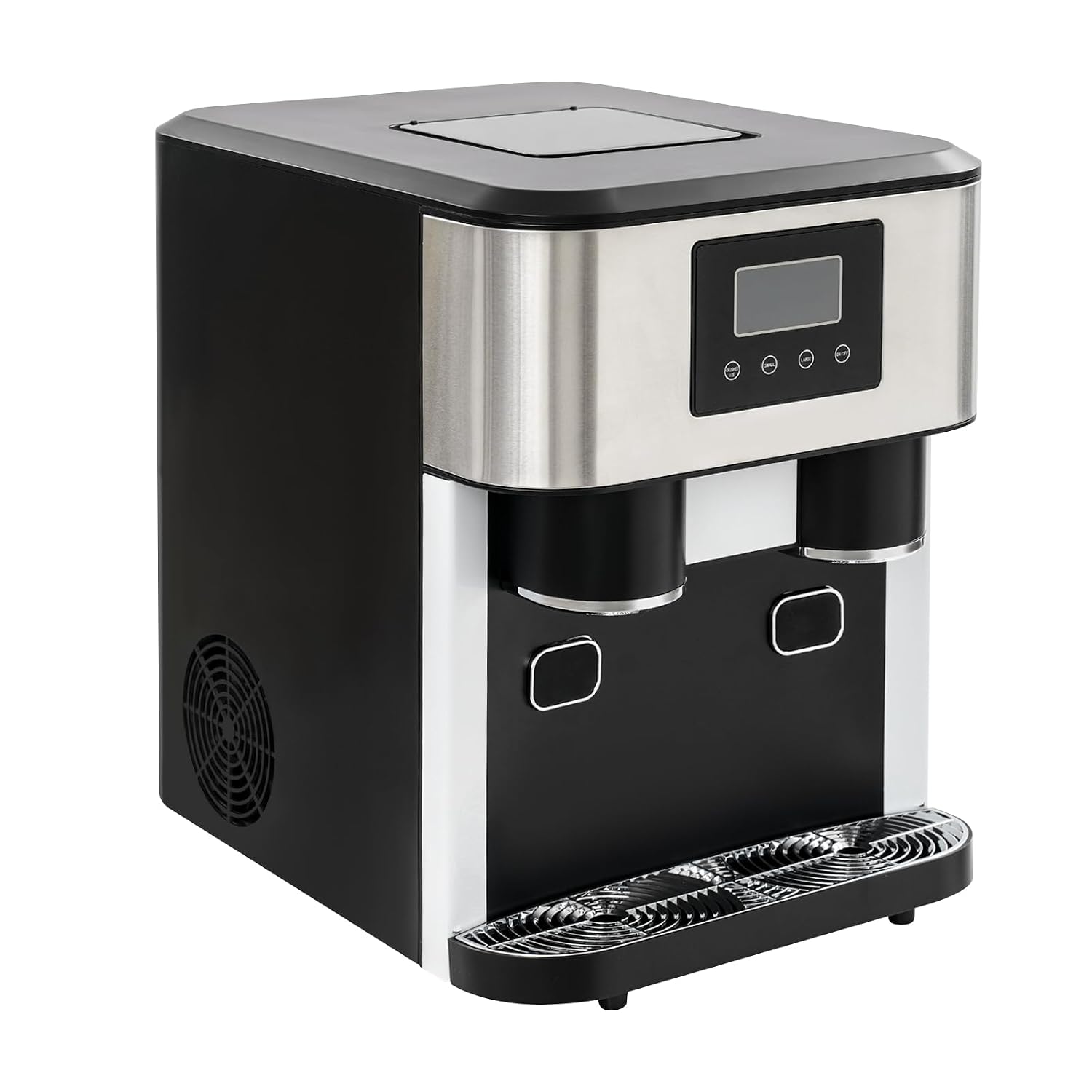 CHIMHOON Macchina ghiaccio multifunzione 3 in 1 - piano lavoro - trituratore ghiaccio - funzione acqua fredda-Nestgetmart