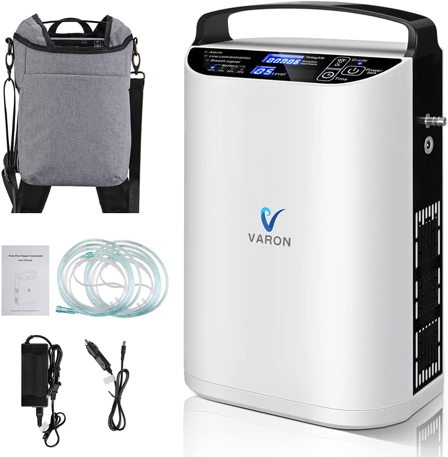 Concentratore ossigeno portatile Do Electr NT 01 - flusso 1 5 marce - batteria viaggio - uso domestico-Nestgetmart