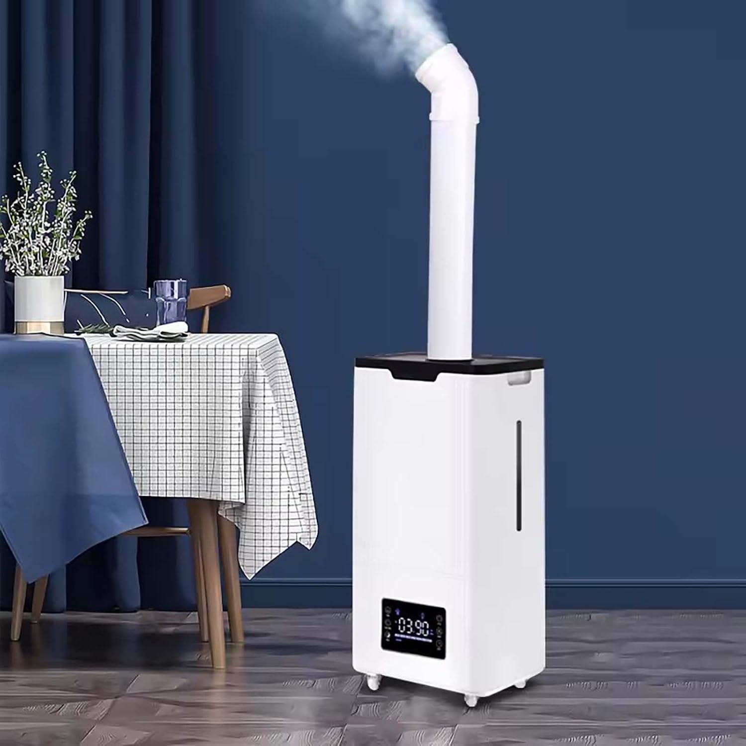 Umidificatore industriale 100 W 15 L - nebbia fredda a ultrasuoni 1800 ml h - smart control - per ambienti fino a 120 m2-Nestgetmart