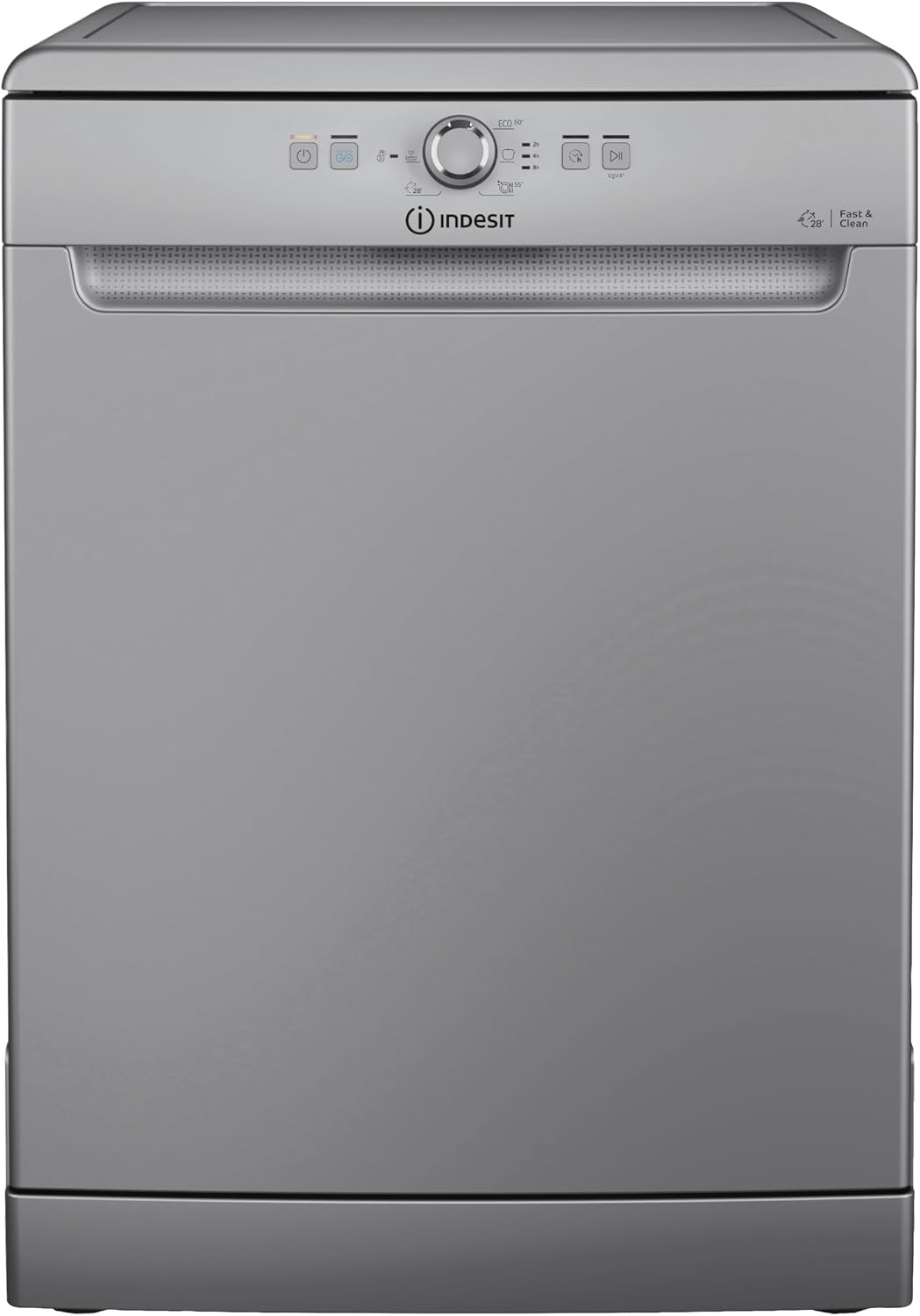 Indesit IN2FE14CNP80S lavastoviglie libera installazione - 14 coperti 60 cm - grigia in acciaio - 49 decibel-Nestgetmart