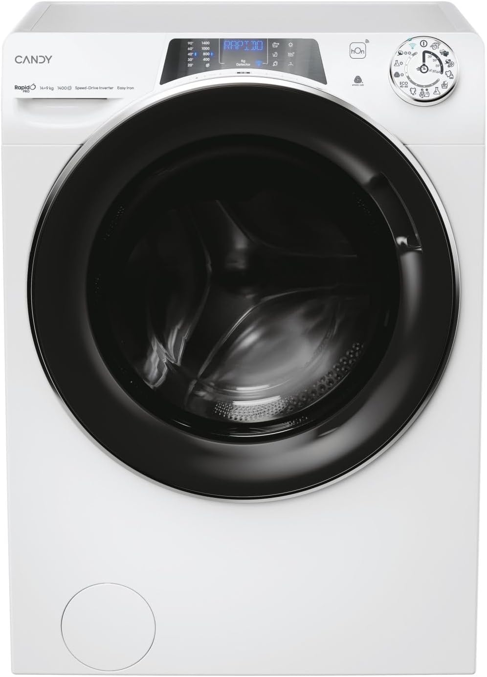 Candy RapidO PRO RPW41496BWMBC S - Lavasciuga bianca - Carico frontale - 1400 giri libera installazione-Nestgetmart