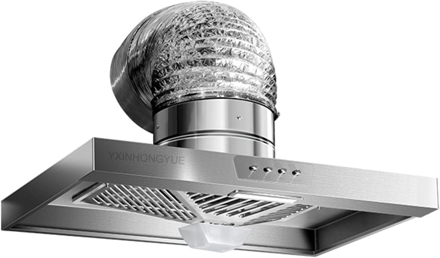 Cappa da cucina alto volume aria 8 pollici - Acciaio inox 80 W - 2800 giri min - Basso rumore-Nestgetmart