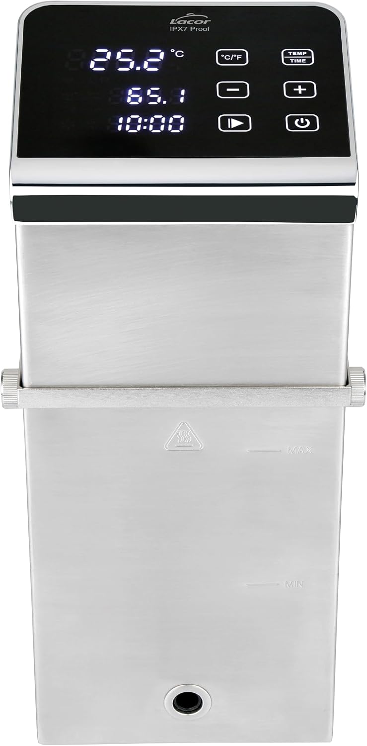 Sous vide Lacor 69592 Master - acciaio inox 2300 W - IPX7 - controllo temperatura preciso-Nestgetmart