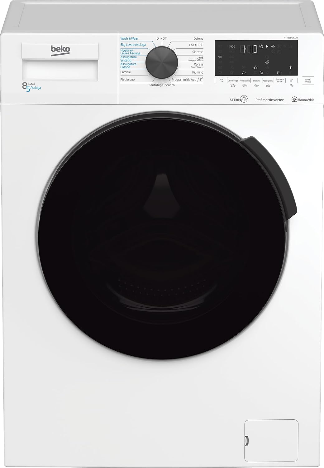 Beko HTX851436A IT lavasciuga standard - 8 kg lavaggio 5 kg asciugatura - bianca 1400 giri-Nestgetmart