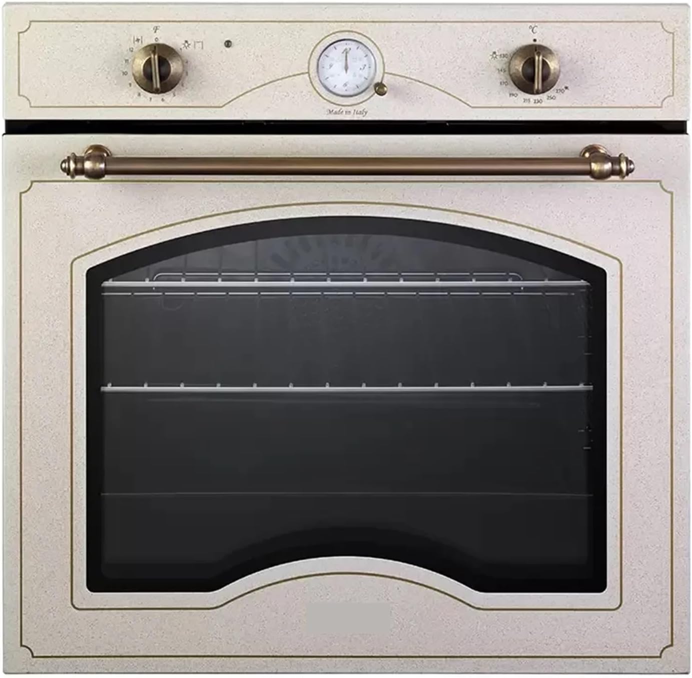 Forno a gas multifunzione 71 L - Forno avena da incasso Classe A - Cottura a convezione - CGV9LAV-Nestgetmart