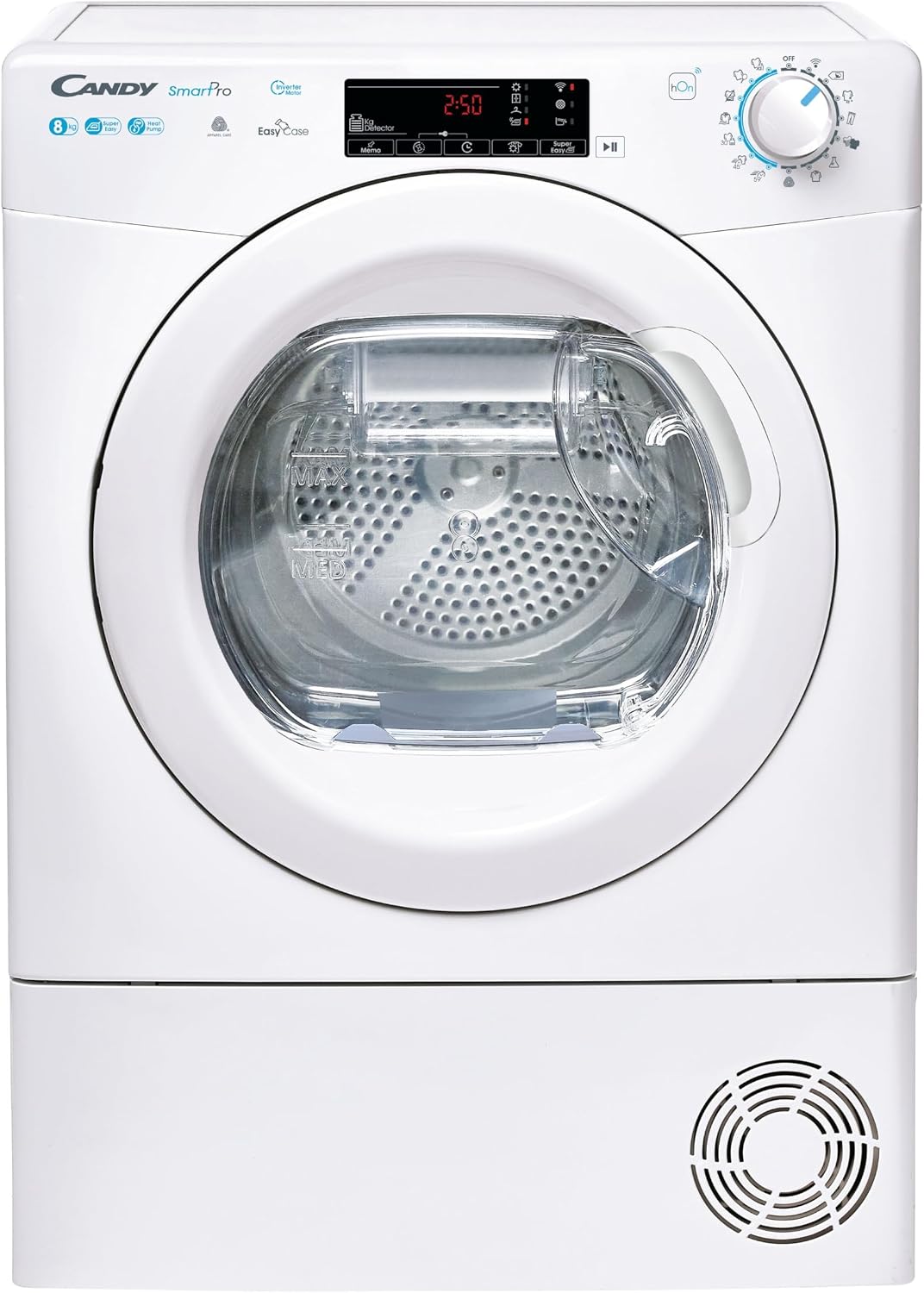 Candy Smart Pro CSOE H8A3TE S asciugatrice - pompa di calore 8 kg - bianca autoportante - Wi Fi BLE-Nestgetmart