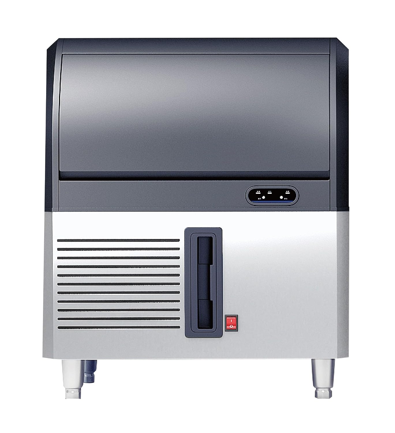 Produttore ghiaccio cubetti pieni 90 kg 24 h - Raffreddamento ad aria - Capacità 30 kg 760 W - 230 V-Nestgetmart