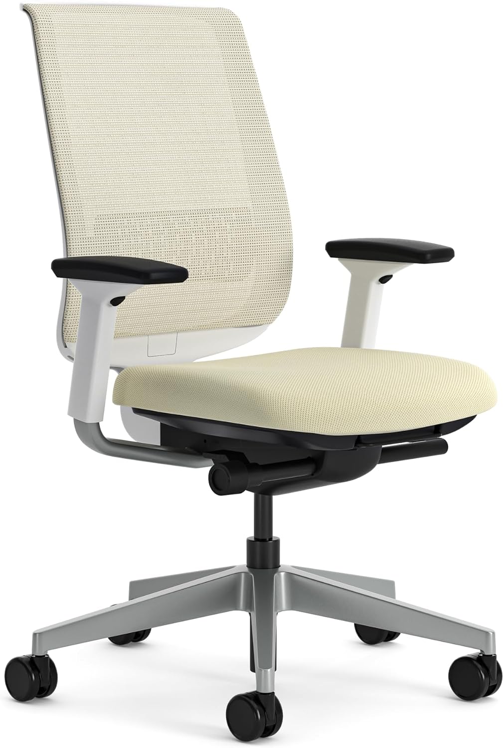 Steelcase Reply Air Sedia ufficio ergonomica - beige - braccioli altezza regolabile - supporto lombare-Nestgetmart