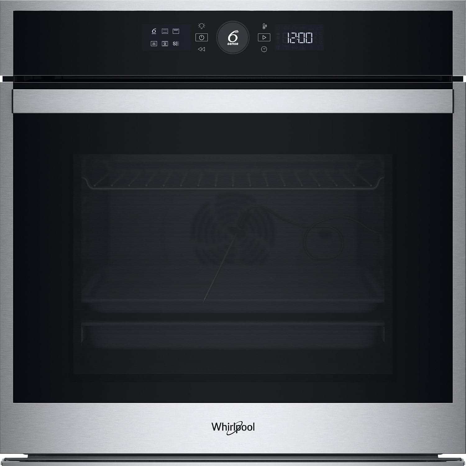Forno integrabile multifunzione - Forno elettrico argento 597 x 595 x 564 mm - Cottura a conduzione - Whirlpool WOI4S8PPM1SX-Nestgetmart