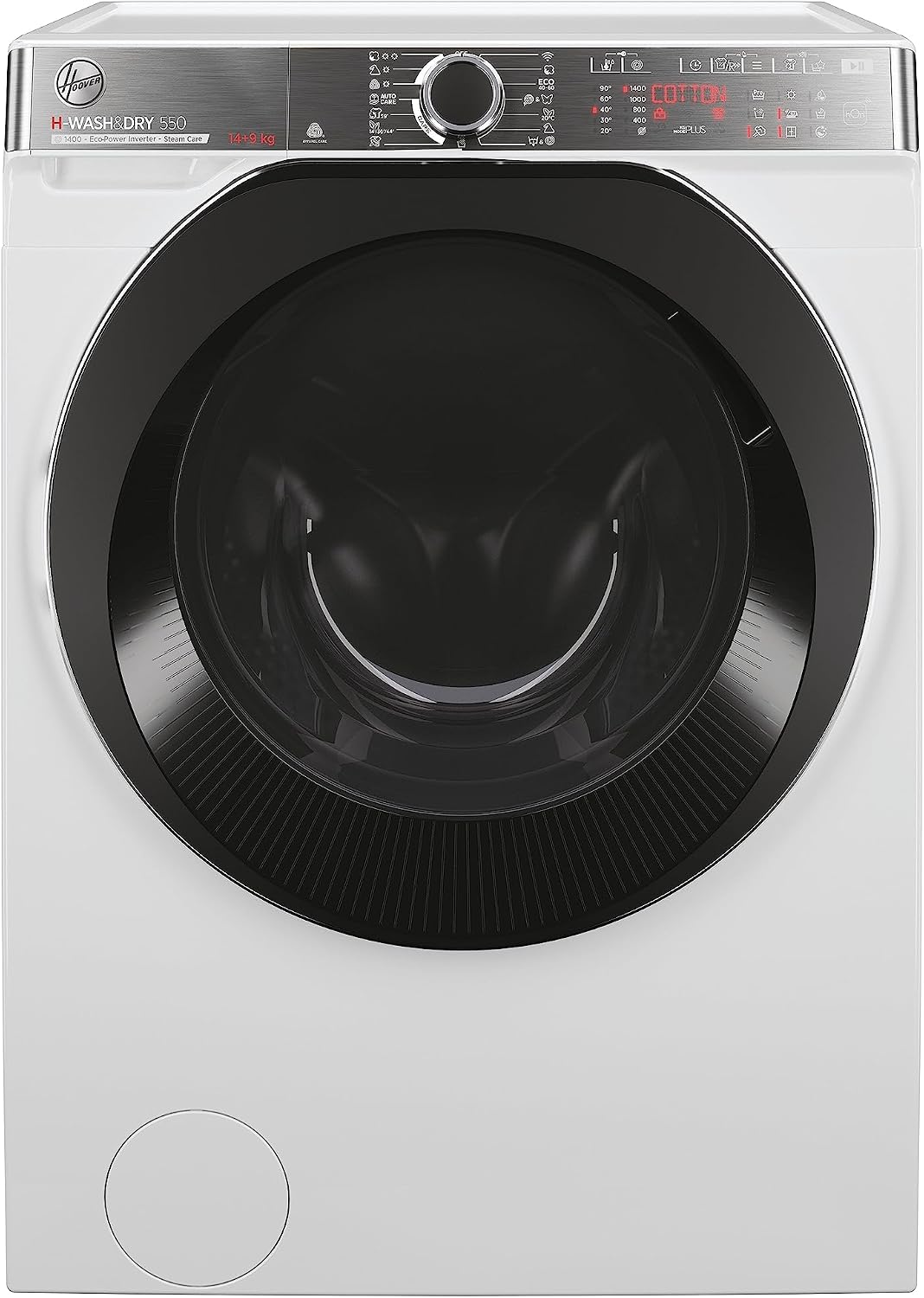 Hoover H5DPB4149AMBC S lavasciuga - 14 kg lavaggio 9 kg asciugatura - bianca 1400 giri - dosaggio automatico-Nestgetmart