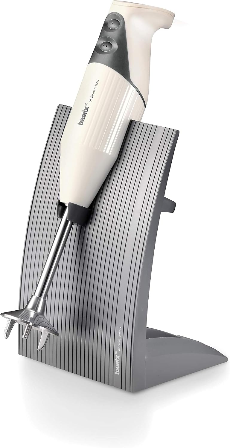 Bamix Swissline frullatore a immersione - acciaio inox bianco - 200 W - vaschetta 1 L-Nestgetmart