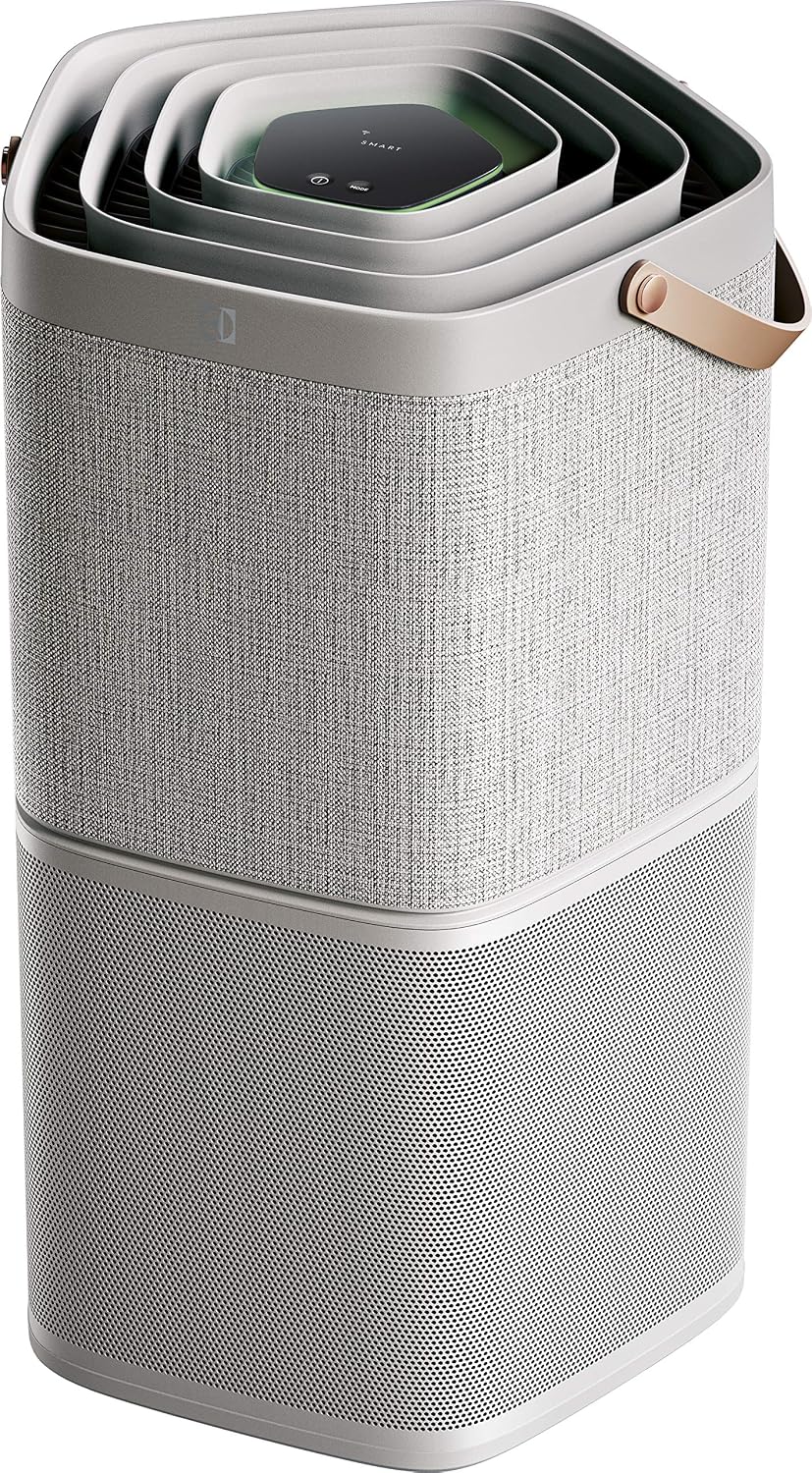 Purificatore d aria Electrolux PA91 404GY - connesso fino a 92 mq - 17 dB - antibatterico e filtro odori-Nestgetmart