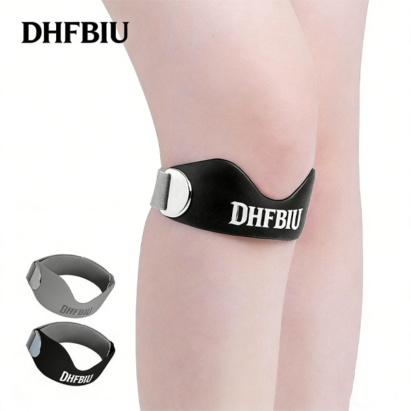 DHFBIU Banda de Rodilla con Soporte de Rotula, Ajustablepara Mujeres y Hombres,Ideal para Correr, Basquetbol,Voleibol, Sentadillas,Tendinitis y Rodilla del Saltador, RegaloIdeal para BlackFriday, Thanksgiving y Navidad 2026