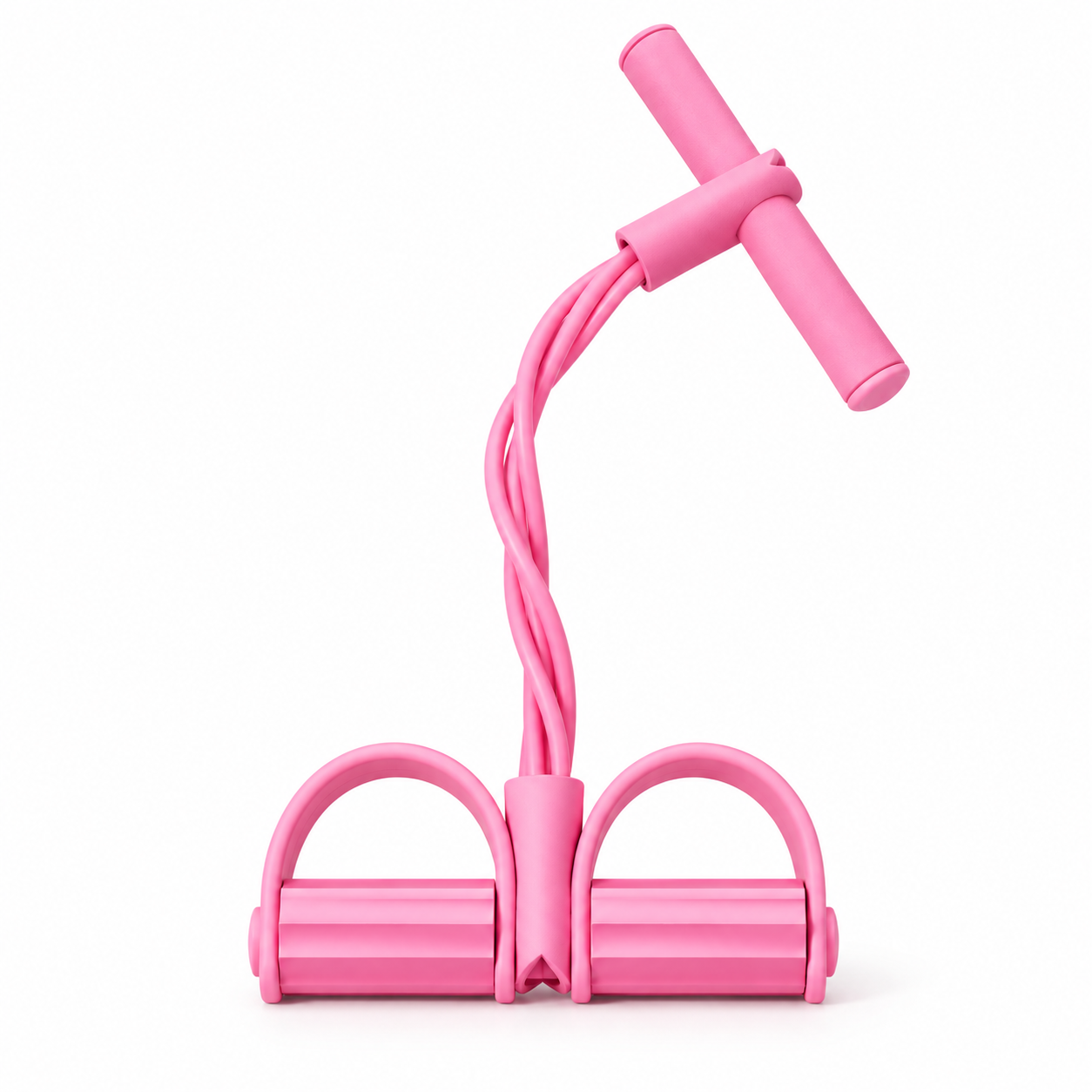 Banda elástica de pedal para entrenamiento de tensión manual, banda de estiramiento de yoga de látex natural ecológico, banda de resistencia ajustable para entrenamiento de brazos y cintura en gimnasio en casa, equipo de ejercicio