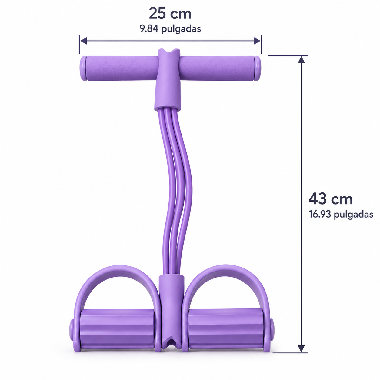 Banda elástica de pedal para entrenamiento de tensión manual, banda de estiramiento de yoga de látex natural ecológico, banda de resistencia ajustable para entrenamiento de brazos y cintura en gimnasio en casa, equipo de ejercicio