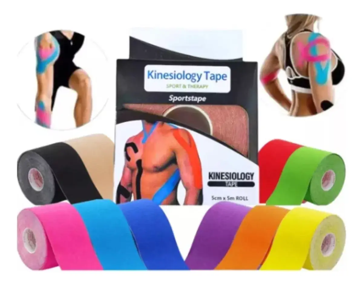 Cintas Kinesiologicas Vendaje Neuromuscular 4  Unidades