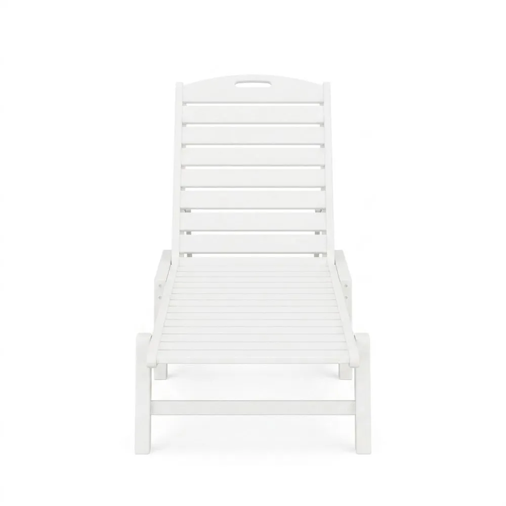 Silla de jardín de pino blanco