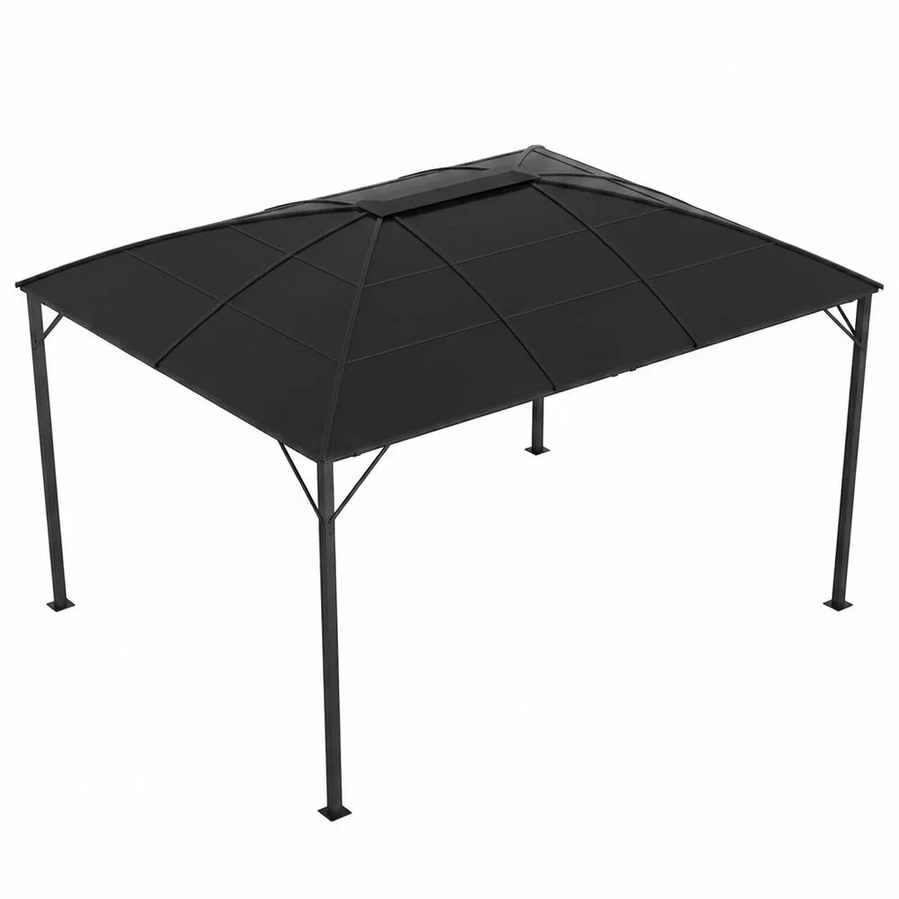 Mesa de centro de teca y negra