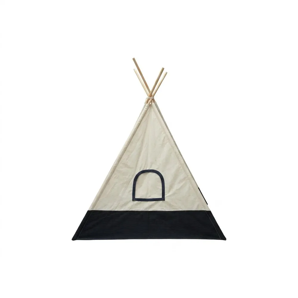 Tiendas de campaña infantiles hechas de algodón indio y bambú.