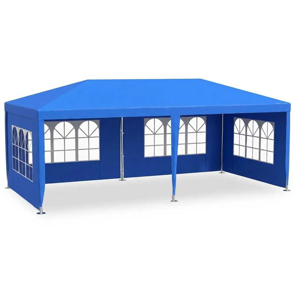 Carpa de fiesta de poliéster azul