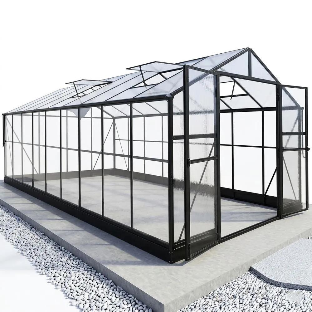 Invernaderos de aluminio y policarbonato