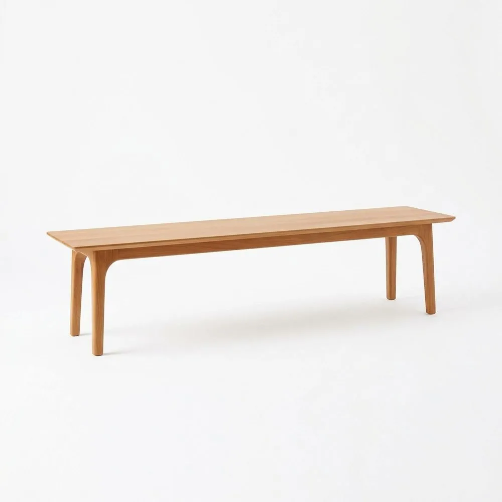 Banco de Madera de Roble Sólido 180x35x45 cm (largo x ancho x alto)