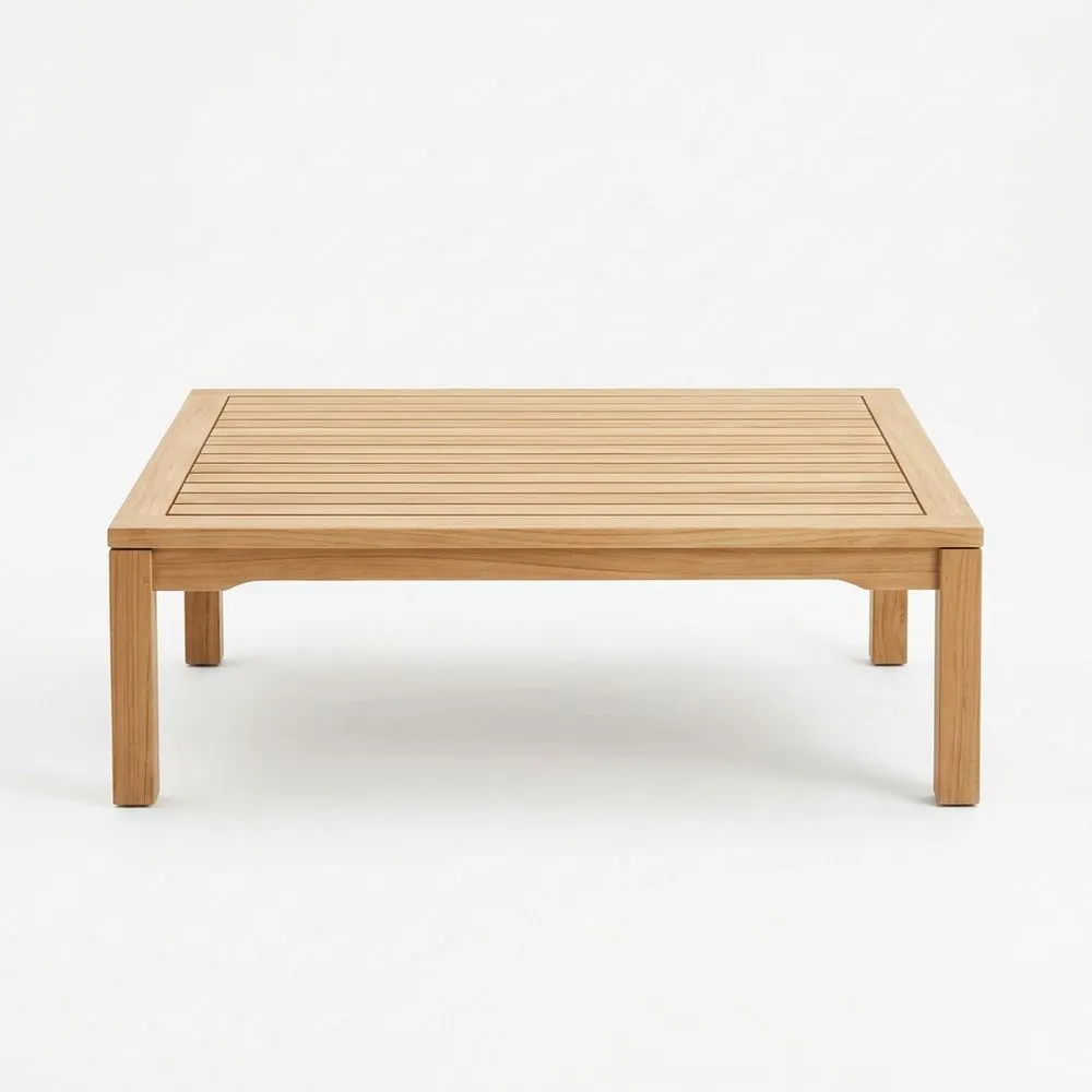 Mesa de Centro de Madera de Teca para Exterior