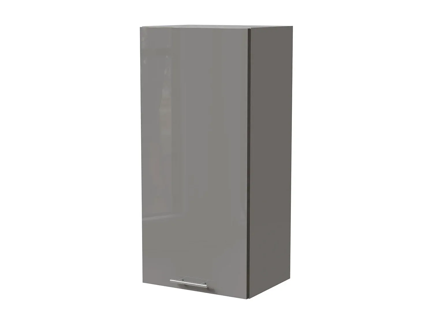 Wandschrank für die Küche in Grau Hochglanz/Matt 45/32,5/96cm-Vibyogi