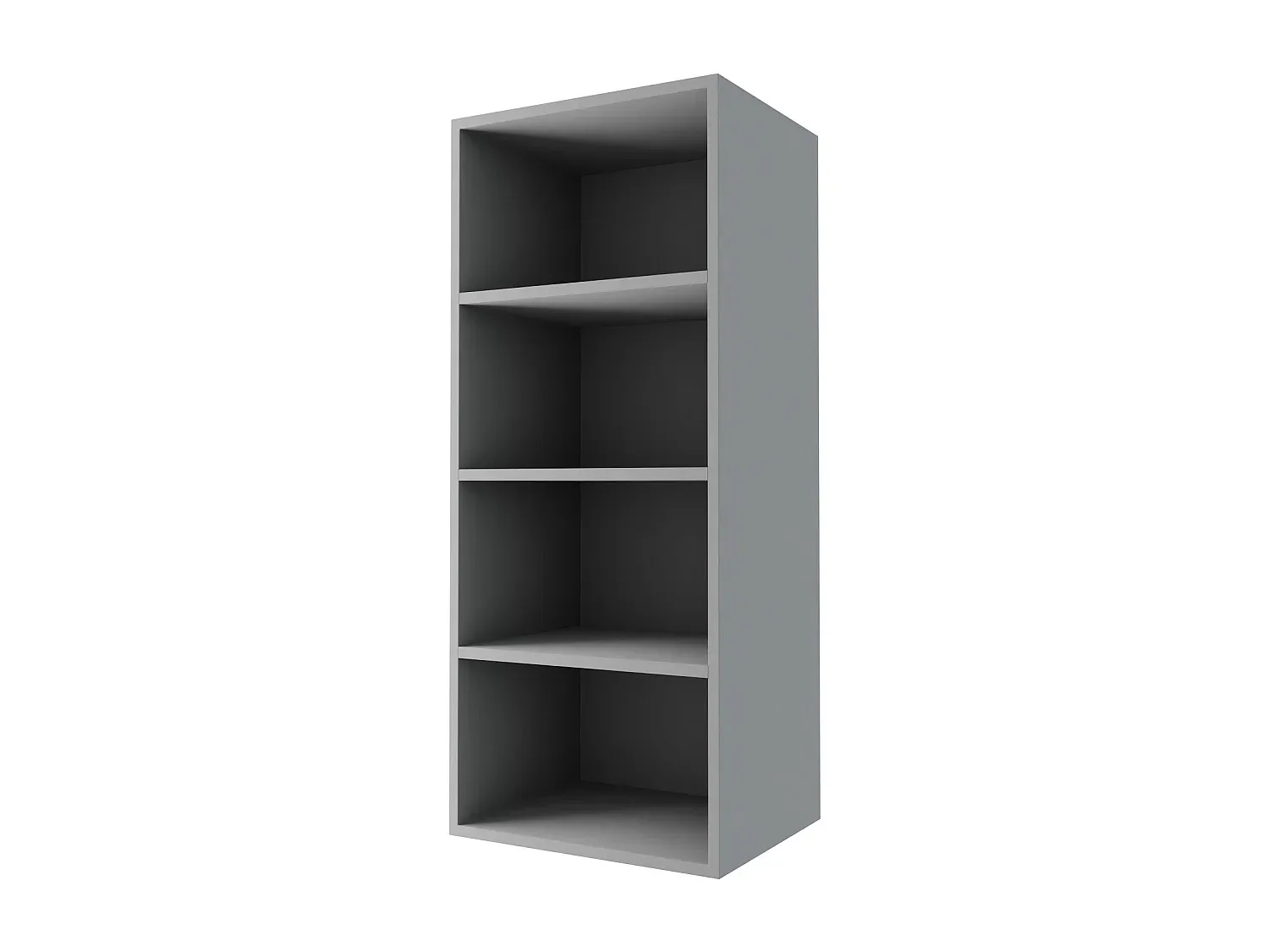 Wandschrank für die Küche in Grau Hochglanz/Matt 45/32,5/96cm-Vibyogi