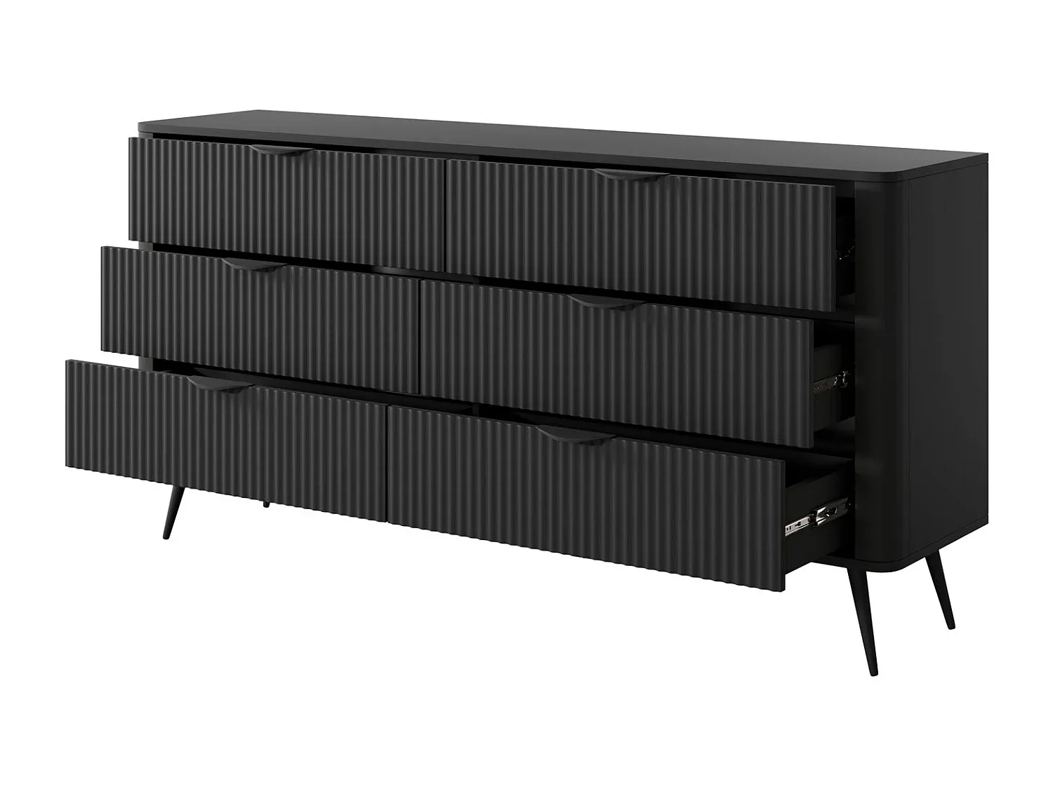 Geräumige Kommode in Beige mit Schubladen-Vibyogi