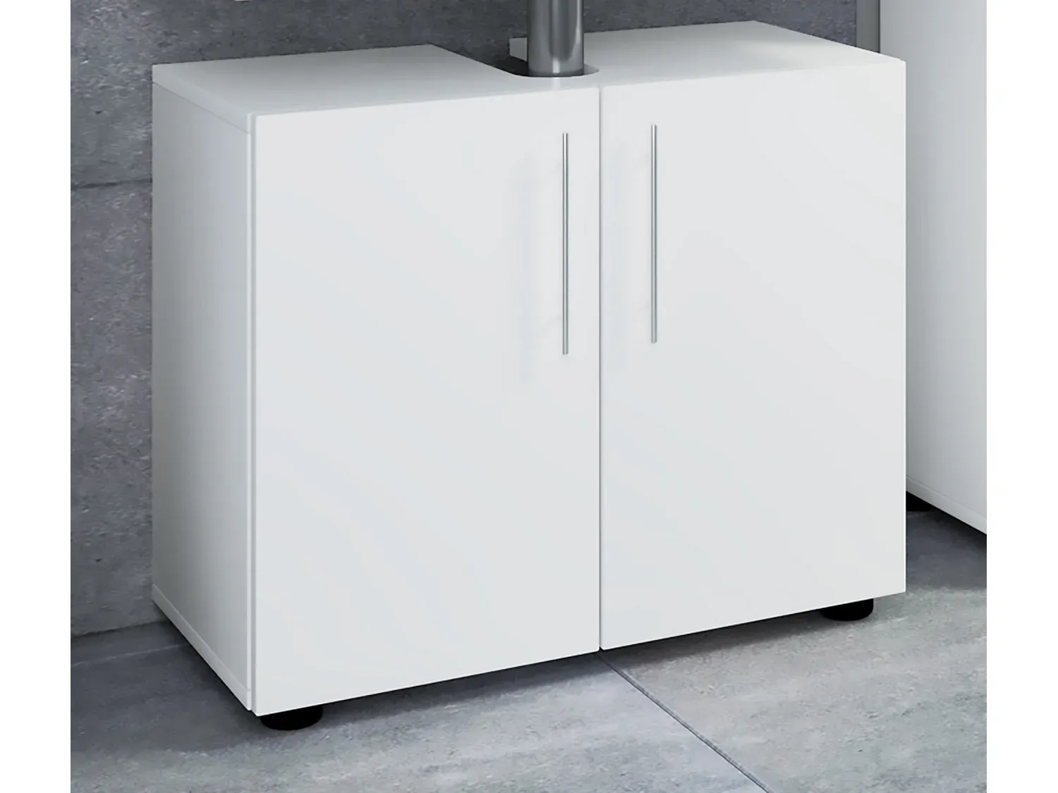 Moderner Badezimmer-Unterschrank mit Drehtüren-Vibyogi