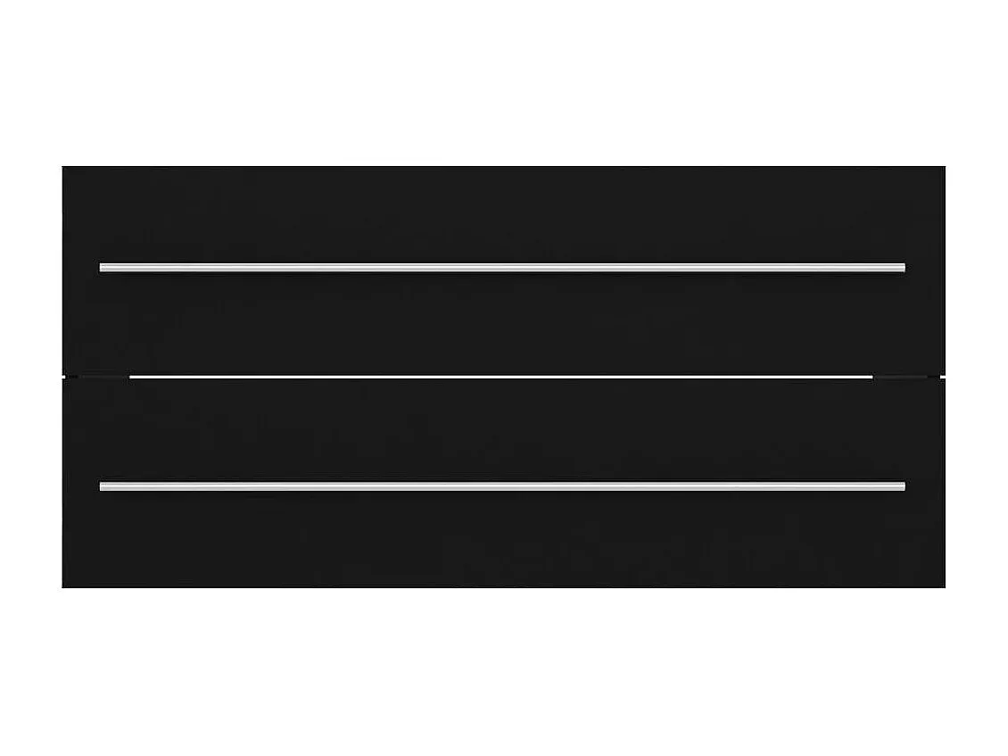 Moderner Unterschrank mit integriertem Waschbecken Schwarz-Vibyogi