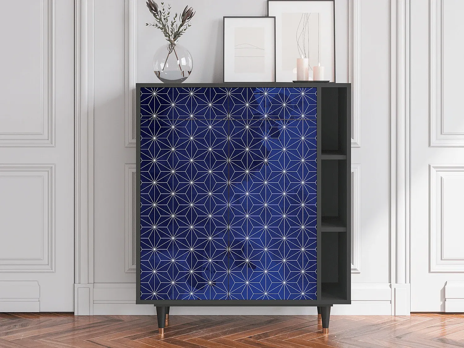 Elegantes Sideboard mit Stauraum und modernem Design-Vibyogi