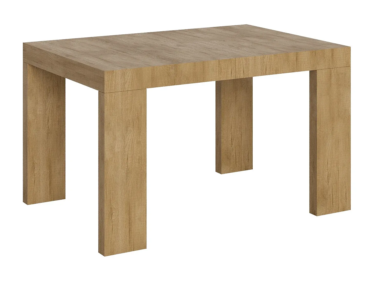 Erweiterbarer Esstisch aus Eichenholz-Vibyogi