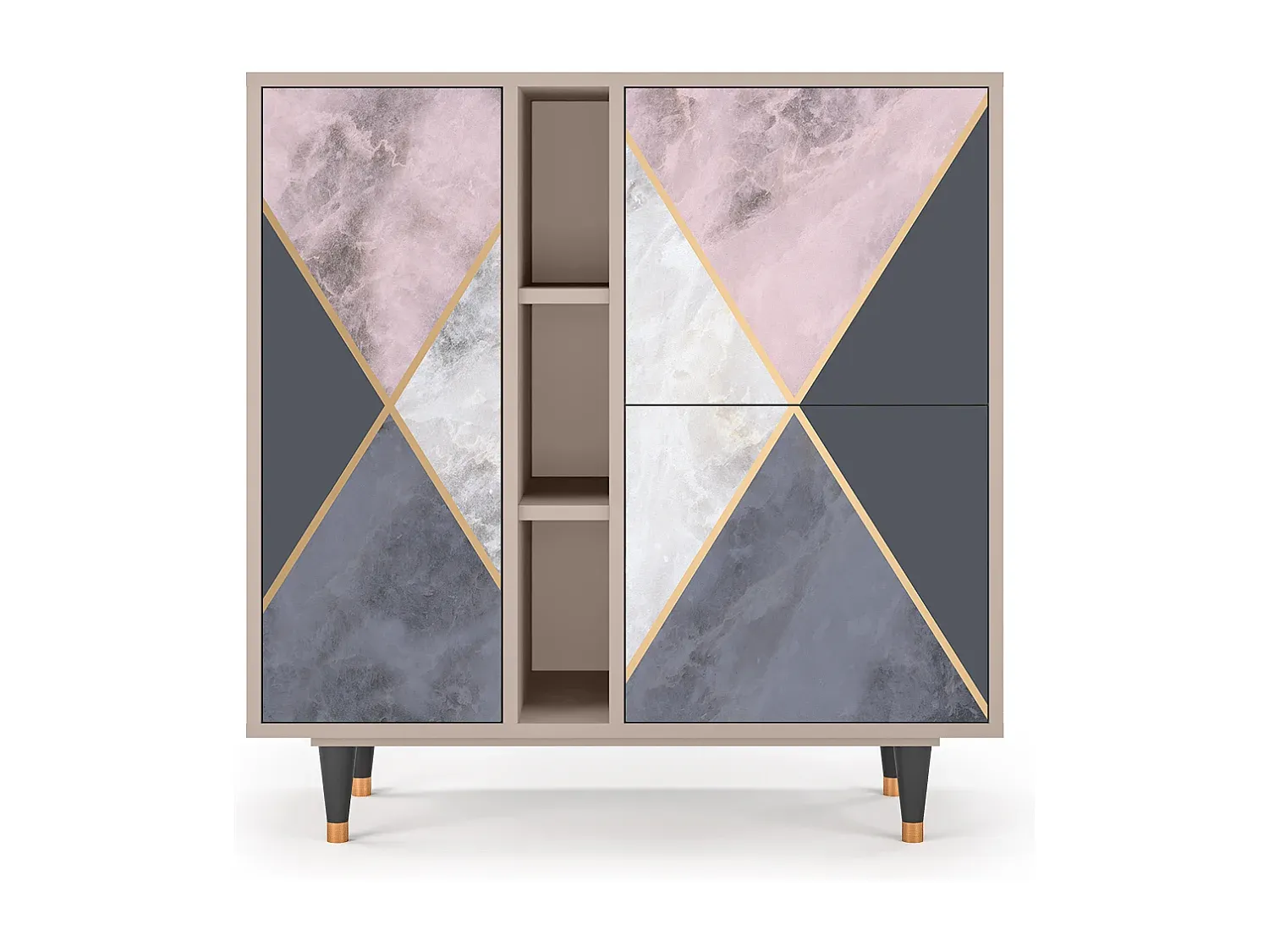 Elegantes Sideboard mit Stauraum - 95 cm breit-Vibyogi