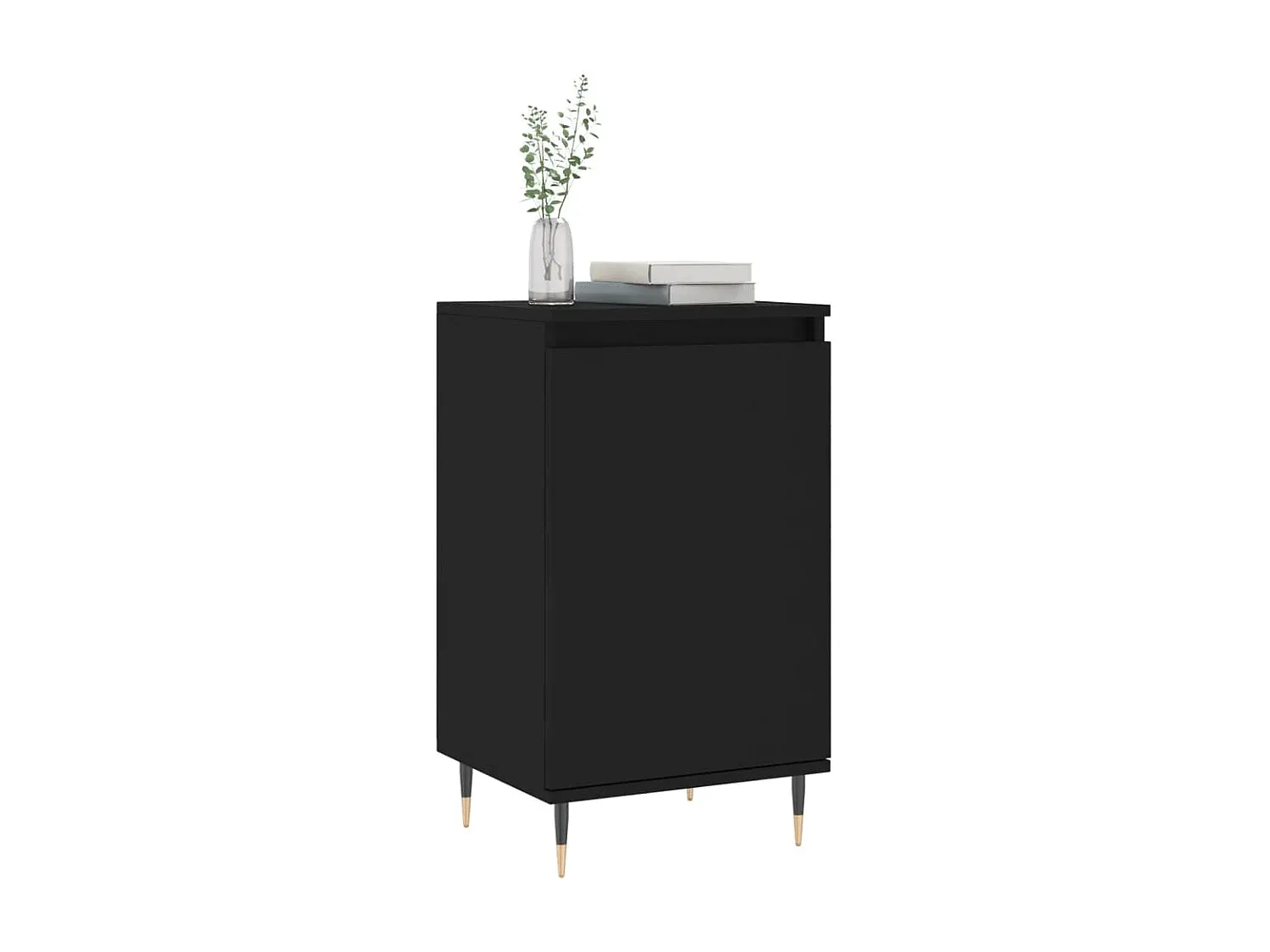 Moderne Schwarz Sideboards im 2er-Set aus Holzwerkstoff-Vibyogi