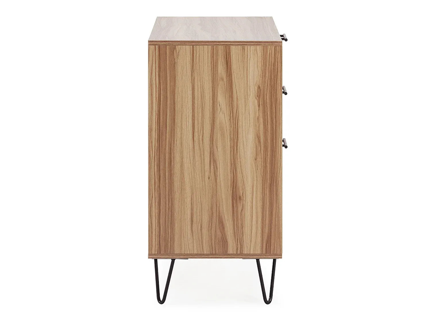 Holz-Kommode mit 3 Schubladen in Eichenoptik-Vibyogi